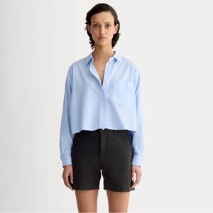 Everlane High Waist Black Women's Utility Shorts